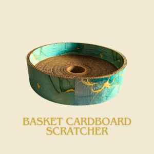 Round Basket Cardboard Scratcher 15" Inner Diameter