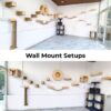 Custom Wall-Mount Cat Play Area Package – Modular Climbing Shelves, Steps & Beds (Quotation on Request)
