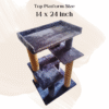Bulbul Spacious Cat Tower – 3ft Tall | Custom Colors | 3 Rope Scratch Poles for 1–3 Cats