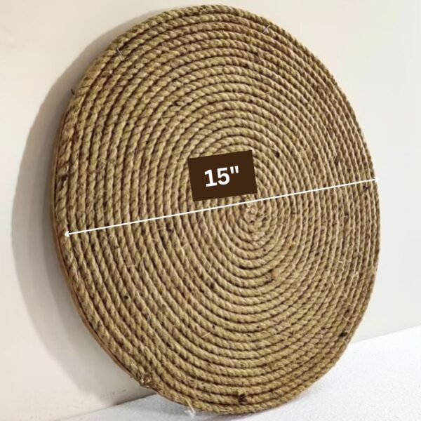 2 15" Circle Jute Rope Scratcher