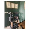Snowfall 4ft Cat Tower Condo House with Dual Boxes & Scratch Posts – Ideal for Multi-Cat Homes