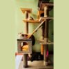 Basic Marshmellow Cat Tower Condo Scratcher – 6ft Tall, 3 Top Platforms, 2 Boxes, Custom Fur Options