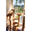 Imarti Cat Tower – 4ft Tall Jungle-Inspired Cat Tree with Plush Baskets & Scratching Posts