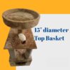 Double Truffle 43" tall Cat Tower Condo Scratcher for adult cats and kittens