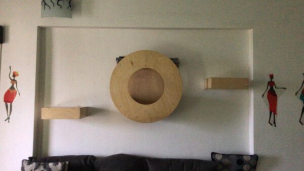 Cat Donut Wall Mount