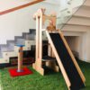 Jungle Gym – 5ft Tall Premium Cat Tower with Scratcher & Climbing Slider