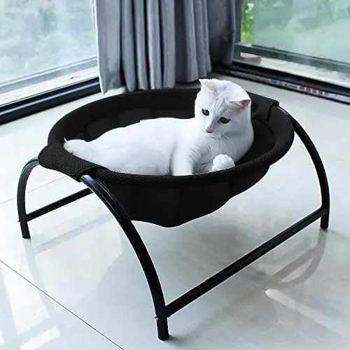 WhatsApp Image 2025-06-19 at 10.02.35_9ffed01b Purrly Elevated Mesh Cat Hammock Lounger – Black Metal Frame with Breathable Fabric (43cm Base)"