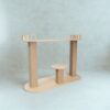 Elaichi Premium Birch Cat Lounger Tower – 2.5ft Tall | NoFur Jute Scratcher for 1–3 Cats