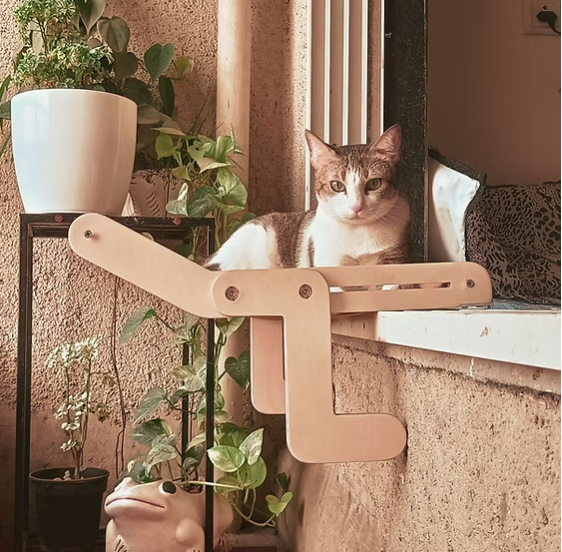 Floating Cat Hammock Grey or Beige