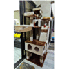Marshmellow Super Deluxe 6ft Cat Tower Condo Scratcher – 3 Top Platforms, Hammock – Ideal for 2-5 Cats