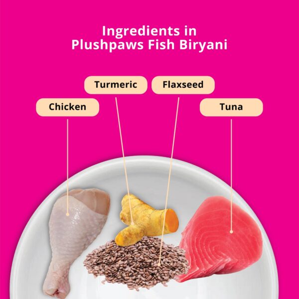 Chicken Biryani with Collagen for Big Cats and Dogs – Protein-Rich, Skin & Joint Care