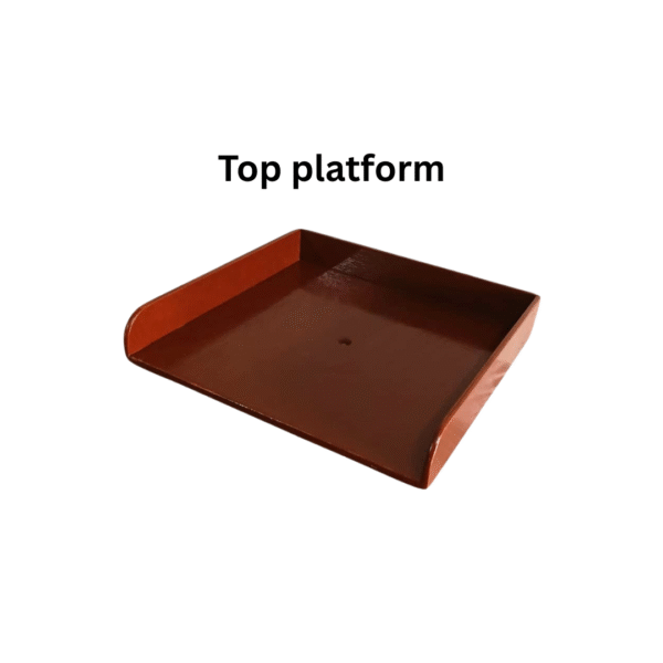 13" x 14" Replacement Cat Tower Top Platform – Durable Plywood Base | Optional Fur Cover or Polished Wood Finish | Compatible with Amazon Basics Cat Trees