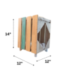 3 Purrly Plywood Hideaway – Fakira Cat Box Side Table (12” x 12" x 14")